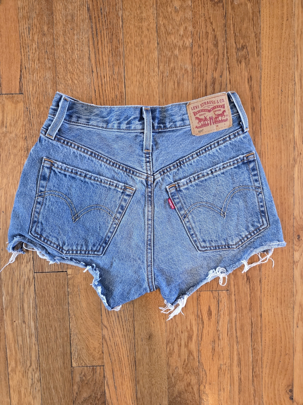 Levi's Light Blue Vintage Cutoff Denim Shorts W25